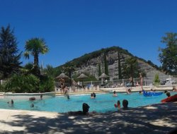 Holiday in camping in ardeche, Rhone Alps.