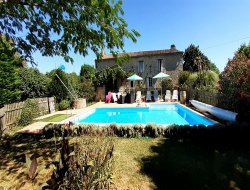 Large holiday home with private pool in Aquitaine.