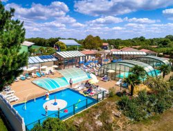 campsite mobilhome in with heated pool in Vendee.