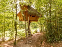 Sjour insolite en cabanes perches en Indre et Loire